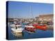 West Bay Harbour with Yachts and Fishing Boats, Bridport, UNESCO World Heritage Site, England-Neale Clarke-Premier Image Canvas