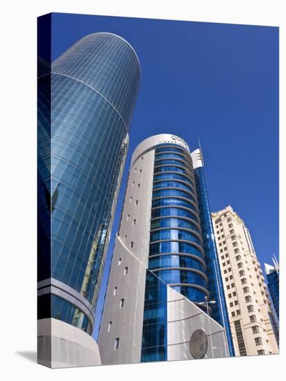 West Bay, Qatar's Financial and Central Business District, Doha, Qatar, Middle East-Gavin Hellier-Premier Image Canvas