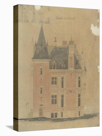 West Facade of a Hotel Neo-Renaissance Corner Turret-Antoine Zoegger-Premier Image Canvas