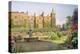 West Front and Gardens of Hatfield House, Herts-Ernest Arthur Rowe-Premier Image Canvas