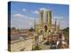 West Front of Lincoln Cathedral and Exchequer Gate, Lincoln, Lincolnshire, England, United Kingdom-Neale Clarke-Premier Image Canvas