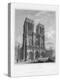 West Front of Notre Dame, Paris, France, 1822-Robert Sands-Premier Image Canvas