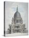 West Front of St Paul's Cathedral, City of London, 1780-Thomas Malton II-Premier Image Canvas