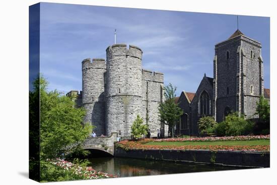 West Gate Towers, Canterbury, Kent-Peter Thompson-Premier Image Canvas