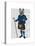 West Highland Terrier in Kilt-Fab Funky-Stretched Canvas