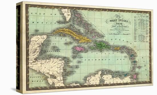 West Indies, c.1831-Samuel Augustus Mitchell-Stretched Canvas