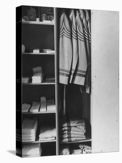 West Point Cadet's Locker Neatly Arranged in Barracks at the US Military Academy-Alfred Eisenstaedt-Premier Image Canvas