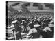 West Point Cadets Swarming into Bleachers for Army-Navy Game at Baltimore Stadium-Alfred Eisenstaedt-Premier Image Canvas