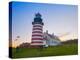 West Quoddy Lighthouse, Lubec, Maine, New England, United States of America, North America-Alan Copson-Premier Image Canvas