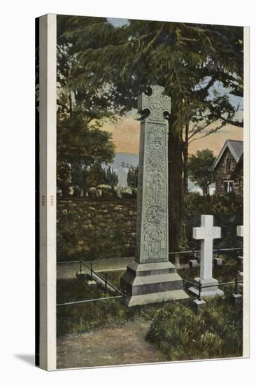 West Side of the Ruskin Memorial, Coniston, Lake District-null-Premier Image Canvas