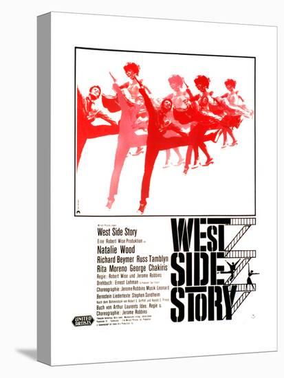 West Side Story, German Poster Art, 1961-null-Premier Image Canvas