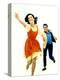 West Side Story Natalie Wood and Richard Beymer, 1961-null-Stretched Canvas