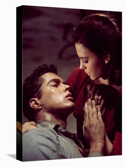 West Side Story, Richard Beymer, Natalie Wood, 1961-null-Stretched Canvas