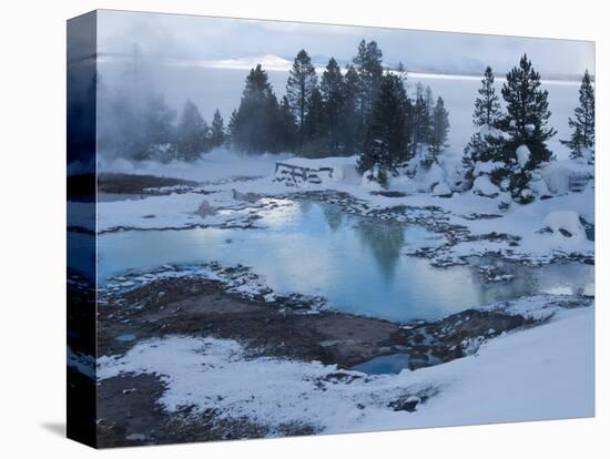 West Thumb Basin Winter Landscape, Yellowstone National Park, UNESCO World Heritage Site, Wyoming, -Kimberly Walker-Premier Image Canvas