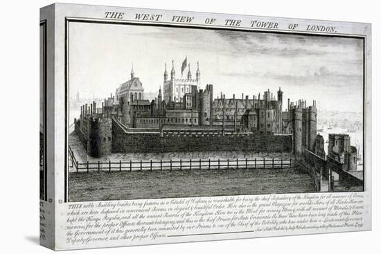 West View of the Tower of London, with a Description, 1737-Nathaniel Buck-Premier Image Canvas