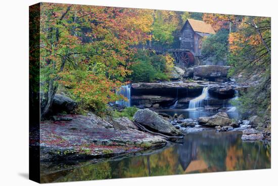 West Virginia, Babcock State Park. Glade Creek Grist Mill-Jaynes Gallery-Premier Image Canvas