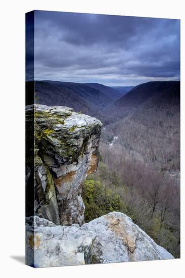 West Virginia, Blackwater Falls State Park. Landscape from Lindy Point at Sunset-Jaynes Gallery-Premier Image Canvas
