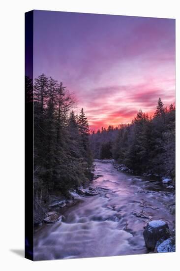 West Virginia, Blackwater Falls State Park. Sunrise on Blackwater River-Jaynes Gallery-Premier Image Canvas