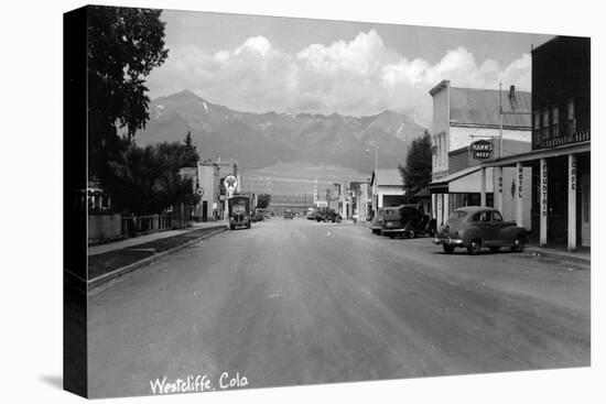 Westcliff, Colorado - Street Scene-Lantern Press-Stretched Canvas