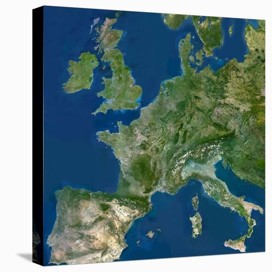 Western Europe-PLANETOBSERVER-Premier Image Canvas