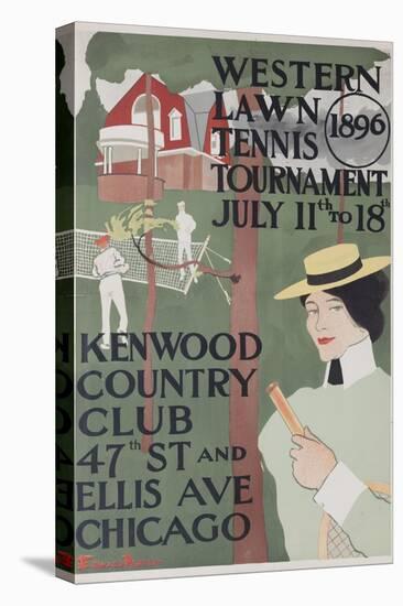 Western Lawn Tennis Tournament Kenwood Country Club Poster-null-Premier Image Canvas