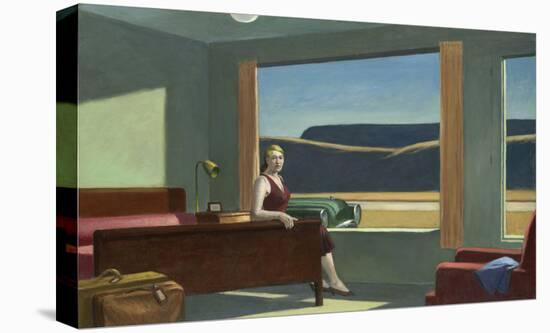 Western Motel, 1957-Edward Hopper-Stretched Canvas