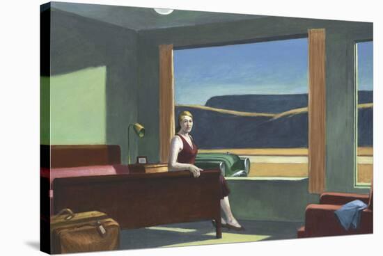 Western Motel, 1957-Edward Hopper-Stretched Canvas
