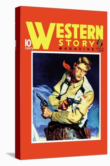 Western Story Magazine: Quick Shot-null-Stretched Canvas