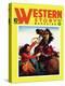 Western Story Magazine: She Ruled the West-null-Stretched Canvas