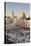 Western Wailing Wall, the Dome of the Rock and Omar Mosque, Old City, East Jerusalem-null-Premier Image Canvas