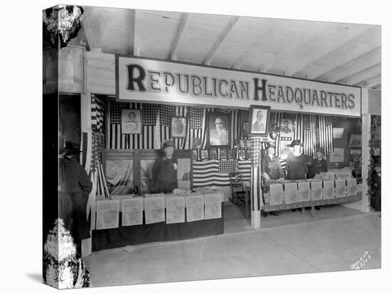 Western Washington Fair, Republican Headquarters Booth, October 6, 1923-Marvin Boland-Premier Image Canvas