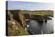 Westerwick, dramatic coastal views, red granite sea cliffs and stacks, Scotland-Eleanor Scriven-Premier Image Canvas