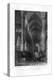 Westminster Abbey from the Altar, London, 19th Century-J Woods-Premier Image Canvas