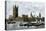 Westminster and the Houses of Parliament from the Thames, 1800s-null-Premier Image Canvas