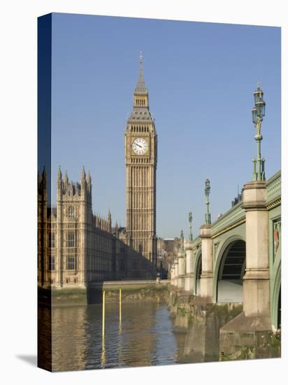 Westminster Bridge, Big Ben and Houses of Parliament, London, England, United Kingdom, Europe-James Emmerson-Premier Image Canvas