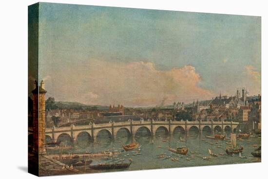 'Westminster Bridge', c1746-Canaletto-Premier Image Canvas