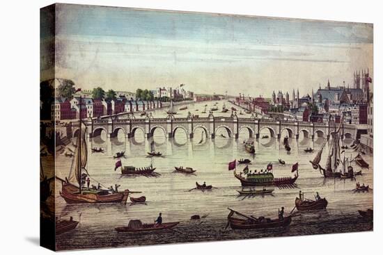 Westminster Bridge, Looking Westward, 1747-John Boydell-Premier Image Canvas