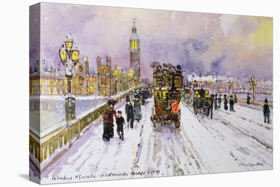 Westminster Bridge under Snow-John Sutton-Premier Image Canvas