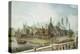 Westminster Hall and Abbey, Engraved by Daniel Havell-John Gendall-Premier Image Canvas
