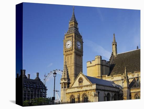 Westminster Palace, Big Ben, London, England, Great Britain-Rainer Mirau-Premier Image Canvas