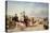 Weston Sands in 1864-William Hopkins and Edmund Havell-Premier Image Canvas