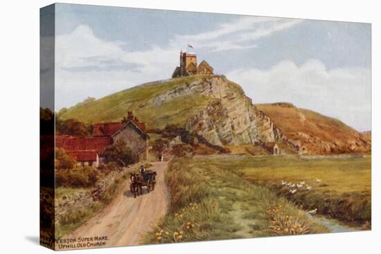 Weston-Super-Mare, Uphill Old Church-Alfred Robert Quinton-Premier Image Canvas