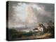 Weymouth Bay with a Distant View of the Harbour and Portland Bill, 1788-George Morland-Premier Image Canvas