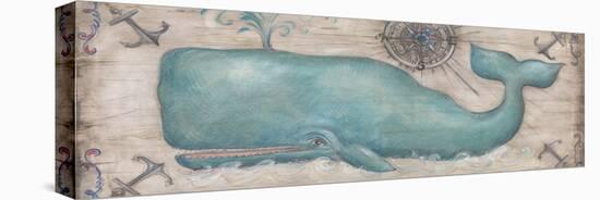 Whale Watch II-Kate McRostie-Stretched Canvas