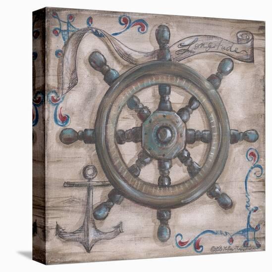 Whale Watch Wheel-Kate McRostie-Stretched Canvas