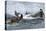 Whalers in Longboats Lancing a Whale with Harpoons, 1800s-null-Premier Image Canvas