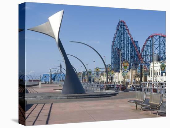 Whales Tail on the Promenade to the South of the City, Blackpool, Lancashire-Ethel Davies-Premier Image Canvas