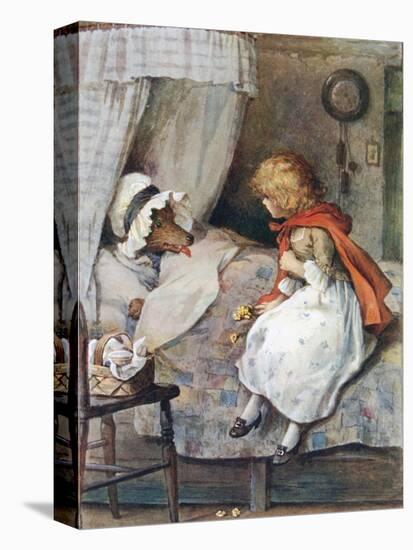 'What Big Eyes You Have, Grandmother!' Said She-William Henry Margetson-Premier Image Canvas