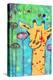 What's Up Giraffe-Jennifer McCully-Premier Image Canvas