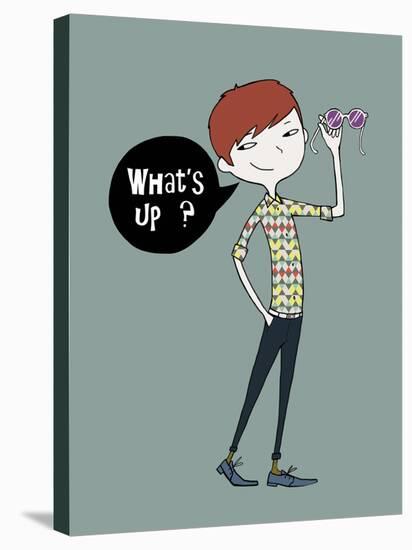What's up?-Laure Girardin-Vissian-Stretched Canvas